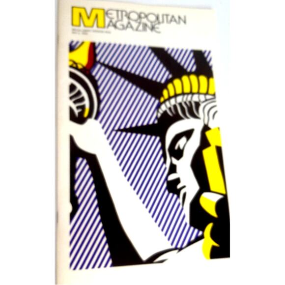 Metropolitan Magazine Other - Statue of Liberty July 1986 MetLife Magazine Roy Lichtenstein Pop Art NYC Pop Up